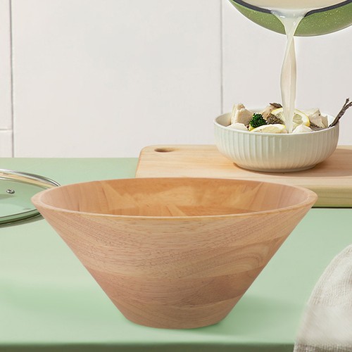 Wooden khaki salad - khaki,