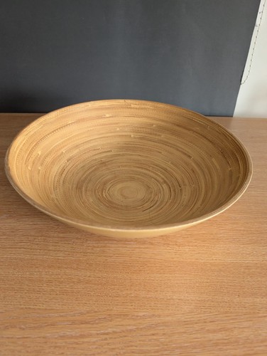 Large bamboo bowl salad - bowl, &