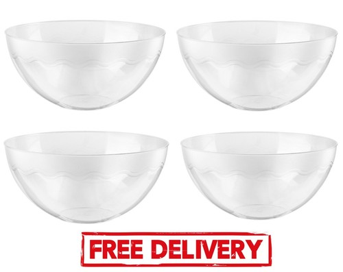 Large salad serving bowls - 4x,