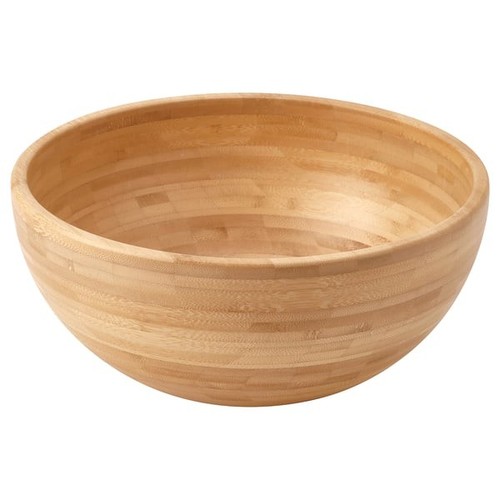 Bamboo serving bowl - bamboo, large