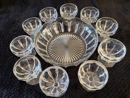 Large vintage glass - large,