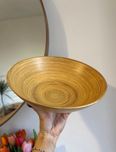Large bamboo salad - bamboo, bowl