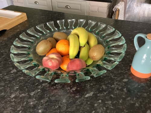 Large heavy glass fruit - fruit, /