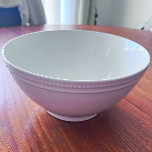 Casa white ceramic serving - ceramic,