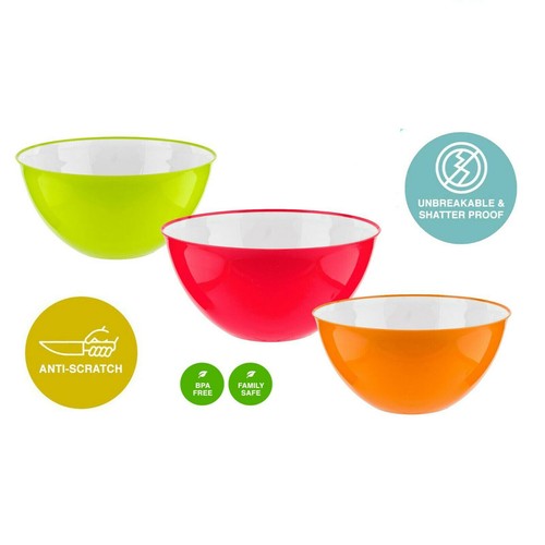Large plastic salad - large,