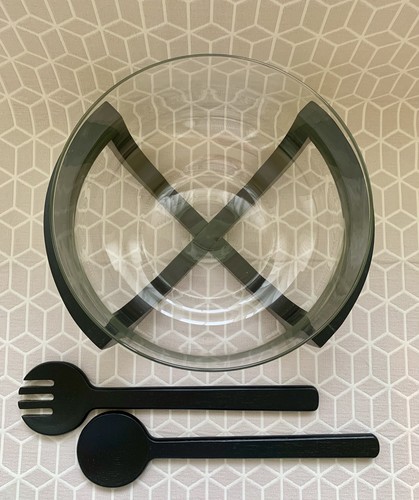 Large glass salad - large,