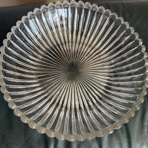 Vtg heavy glass - 70’s,