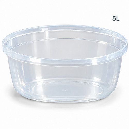 Large transparent bowl - 5l,