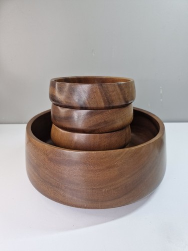Mid century wooden teak - century, bowl