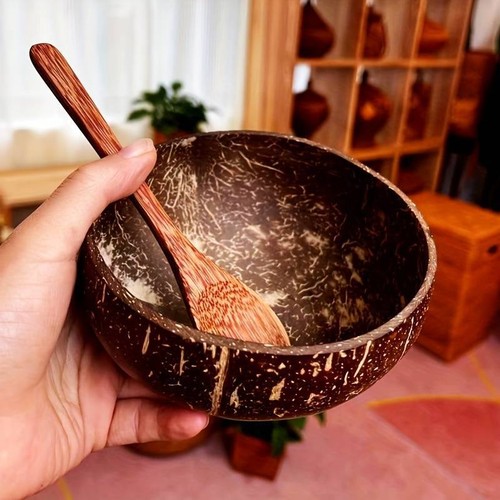 Coconut bowl set - coconut,