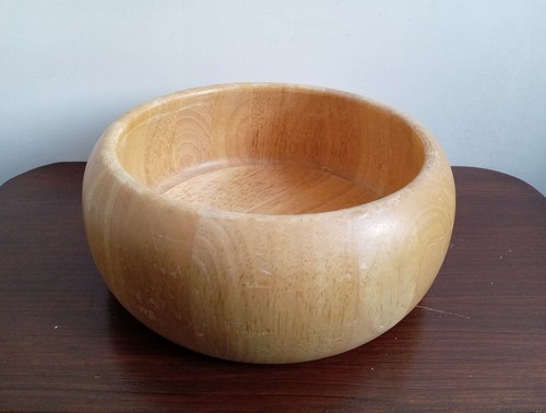Wooden large salad - salad, bowl