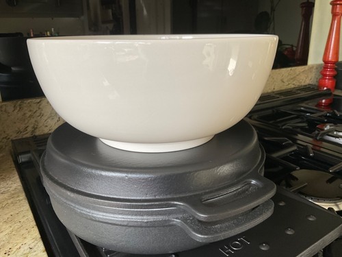 Large white salad bowl - salad,